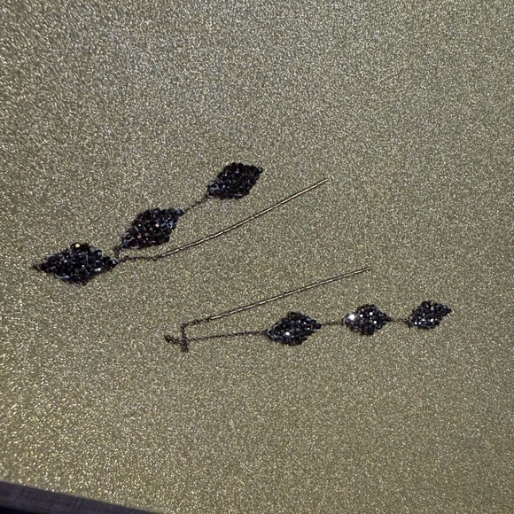 Beaded threader earrings - Picture 5 of 14